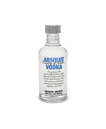 PETACA VODKA ABSOLUT 20 CL...