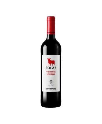VINO SOLAZ TINTO 75 CL 13% (6)