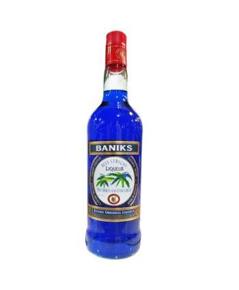 LICOR BLUE CURACAO BANIKS...