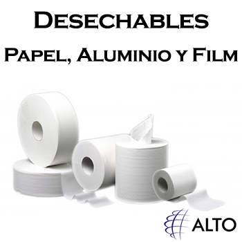 Desechables papel, aluminio y film