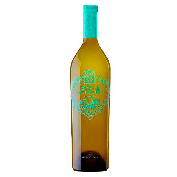 Botella vino blanco pazo de san mauro albariño