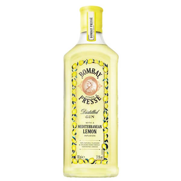 Botella de Ginebra Bombay Limón